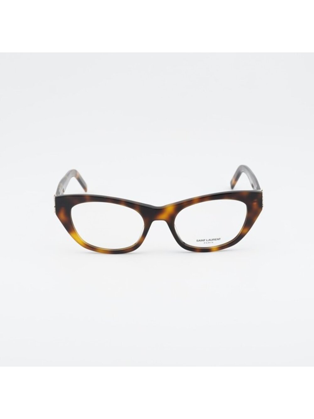 Saint Laurent SLM80 002 Eyeglasses Dark Havana 52mm Cat Eye Frame - Picture 2 of 12